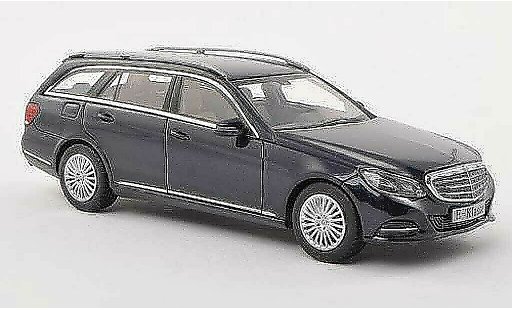 Mercedes Classe E T-Modell 1/43 Kyosho T-Modele (S212) zwart-blauw 2013 modelauto