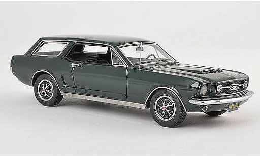 Ford Mustang Wagon 1/43 Matrix zwart-groen modelauto