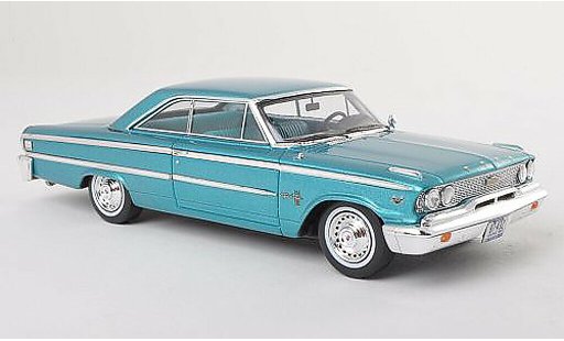 Ford Galaxy 500 1/43 Spark turquoise modele special MCW L.E.300 1963 modelauto