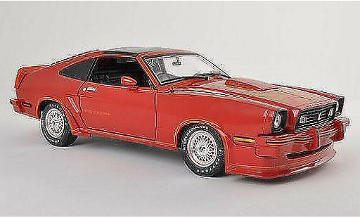 Ford Mustang King Cobra 1/18 Greenlight II rood/grijs modelauto