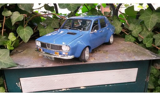 Renault 12 Gordini 1/18 Solido kit large groupe A modelauto