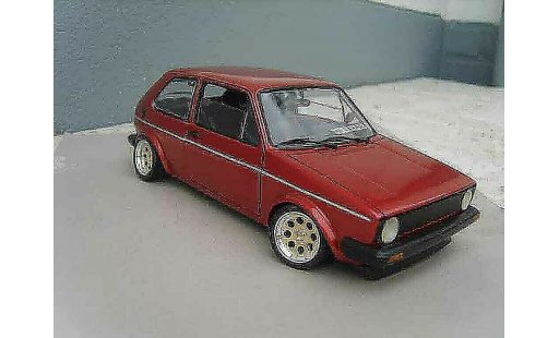 Volkswagen Golf GTI 1/18 Solido rouge mk1 1982 grands feux modelauto