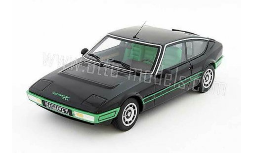 Simca Bagheera X 1/18 Ottomobile 1978 zwart bandes groens modelauto