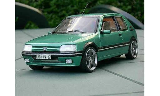 Peugeot 205 GTI 1/18 Solido Griffe 1.9 jantes zwarts modelauto