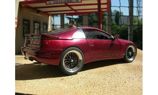 Nissan 300 ZX 1/18 Kyosho rood modelauto