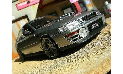 Subaru Impreza STI 1/18 Autoart GT Turbo wrx grijs modelauto