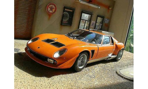Lamborghini Miura Jota 1/18 Kyosho svr oranje modelauto