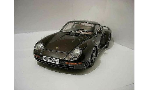 Porsche 959 1985 1/18 Motorbox bruin modelauto