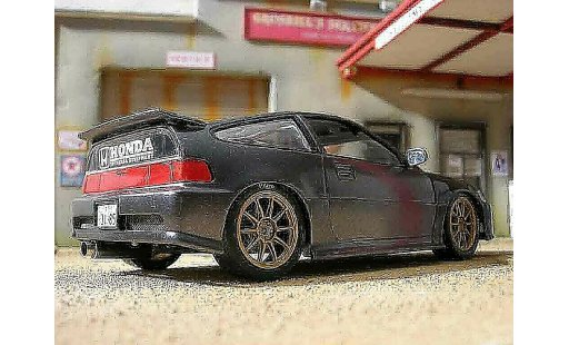 Honda CRX Base 1/18 Hot Wheels jdm grijs modelauto
