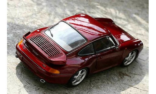 Porsche 911 Turbo 1/18 Ut Models bordeau modelauto