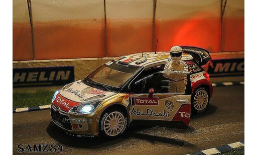 DS Automobiles DS3 WRC 2013 1/18 Norev Winner Monte-Carlo Loeb/Elena LED modelauto