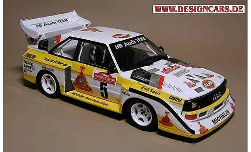 Audi S1 s1 1/18 Autoart san remo 1985 modelauto