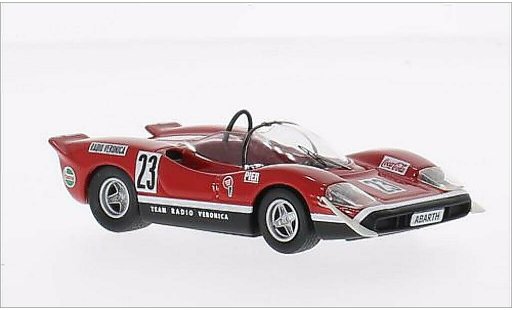 Abarth 2000 S 1/43 Best No.23 Team Radio Verona Silverstone 1969 modelauto