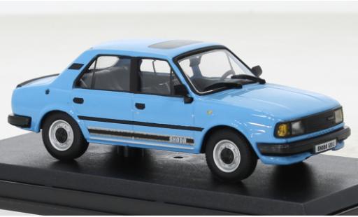 Modelauto Skoda 120 Base L blauw clair 1984 1/43 Abrex