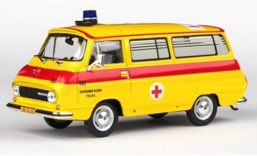 Modelauto Skoda 1203 Mikrobus Sanitka Zachranna Sluzba Praha (CZ) 1974 1/43 Abrex