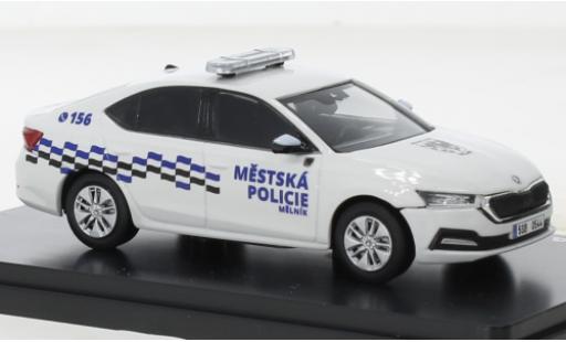 Modelauto Skoda Octavia Police IV Mestska Policie 2020 1/43 Abrex