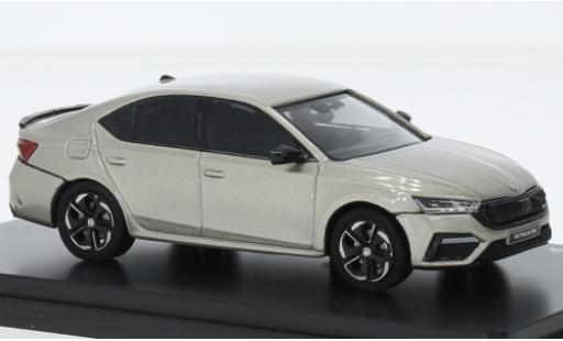 Modelauto Skoda Octavia RS IV metallic beige clair 2020 1/43 Abrex