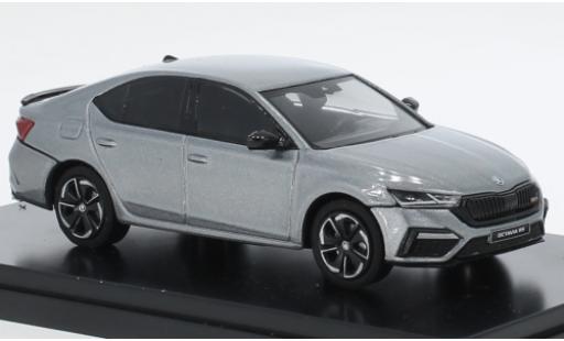 Modelauto Skoda Octavia RS IV metallic grijs clair 2020 1/43 Abrex