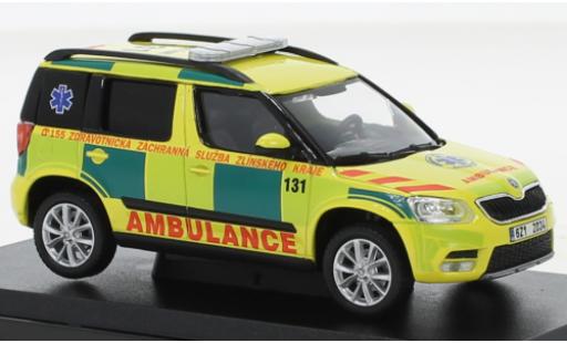 Modelauto Skoda Yeti FL ZZS Zlinskeho Kraje 131 2013 1/43 Abrex