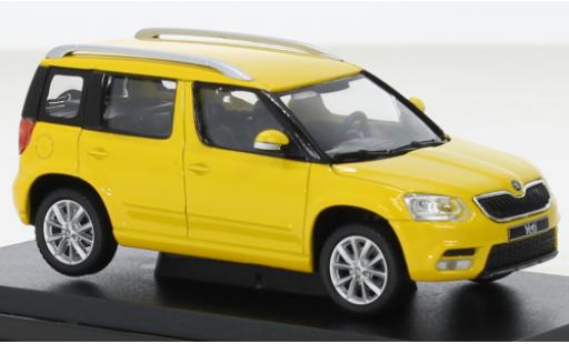 Modelauto Skoda Yeti Base geel 2013 1/43 Abrex