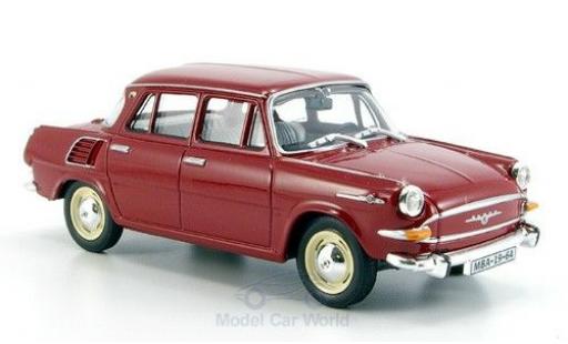 Modelauto Skoda 1000 Base MB rood 1964 1/43 Abrex