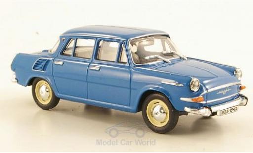 Modelauto Skoda 1000 Base MB blauw 1964 1/43 Abrex