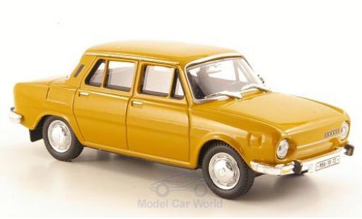 Modelauto Skoda 110 L geel 1973 1/43 Abrex