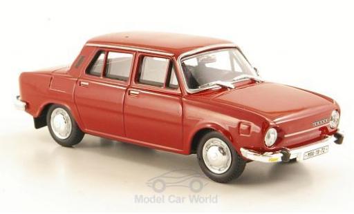 Modelauto Skoda 110 L rood 1973 zonder Vitrine 1/43 Abrex
