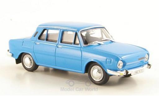 Modelauto Skoda 110 L blauw 1973 1/43 Abrex
