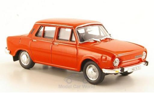 Modelauto Skoda 110 L rood 1973 1/43 Abrex