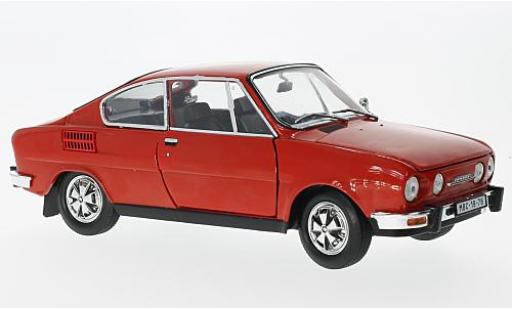 Modelauto Skoda 110 R Coupe rood 1980 1/18 Abrex