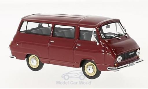 Modelauto Skoda 1203 Mikrobus rood 1974 1/43 Abrex