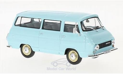 Modelauto Skoda 1203 Mikrobus blauw 1974 1/43 Abrex