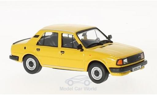 Modelauto Skoda 120 Base L geel 1984 1/43 Abrex