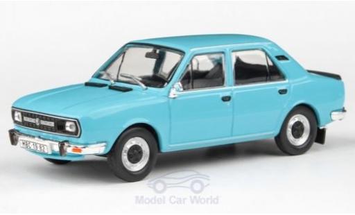 Modelauto Skoda 120 Base L blauw 1982 1/43 Abrex