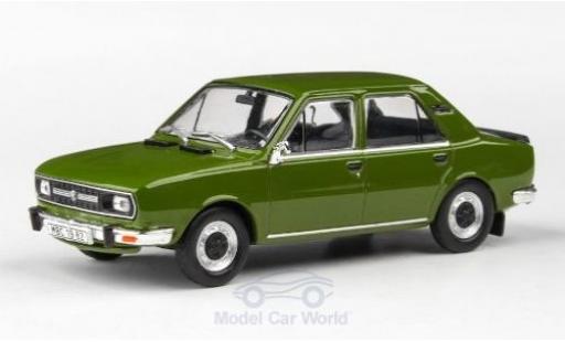 Modelauto Skoda 120 Base L olijfgroen 1982 1/43 Abrex