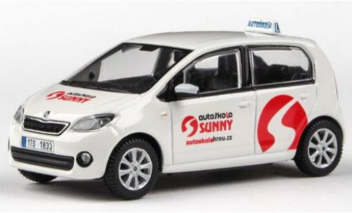 Modelauto Skoda Citigo Livree Flotte Autoskola Sunny 2012 5-portes 1/43 Abrex
