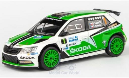 Modelauto Skoda Fabia R5 III No.1 Rally Bohemia 2015 J.Kopecky/P.Dresler 1/43 Abrex