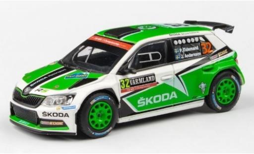 Modelauto Skoda Fabia R5 III No.32 Rally WM Rally Zweden 2016 P.Tidemand/J.Andersson 1/43 Abrex