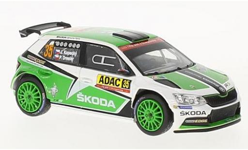 Modelauto Skoda Fabia R5 III No.35 Rally WM Rally Duitsland 2016 J.Kopecky/P.Dresler 1/43 Abrex