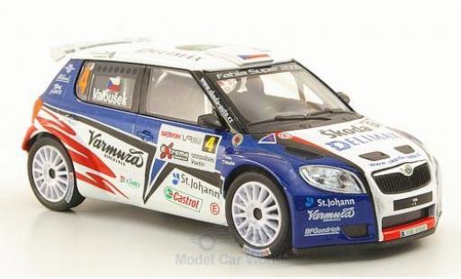 Modelauto Skoda Fabia S2000 No.4 Delimax Rally Valasska 2010 1/43 Abrex