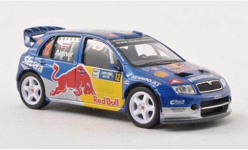 Modelauto Skoda Fabia WRC Evo II No.12 Red Bull Rally Duitsland 2006 1/43 Abrex