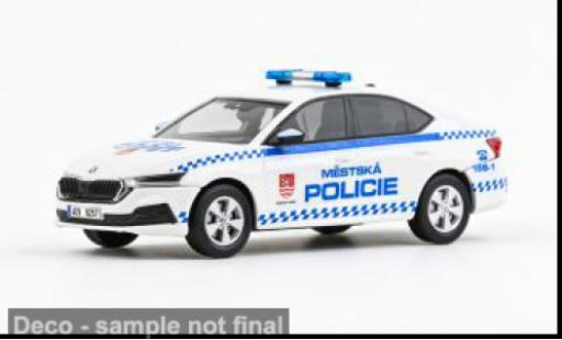 Modelauto Skoda Octavia Police IV 2020 MP Karlovy Vary 1/43 Abrex