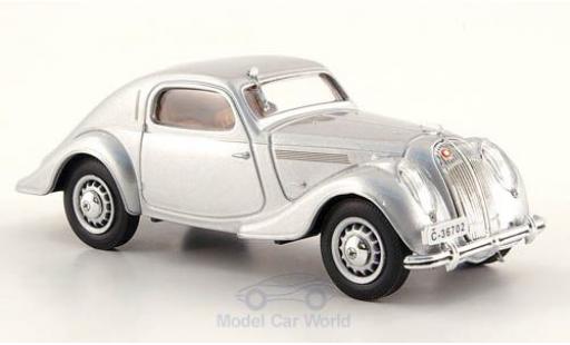 Modelauto Skoda Popular Sport Monte Carlo grijs 1937 1/43 Abrex
