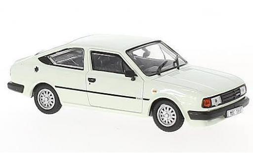 Modelauto Skoda Rapid 136 wit RHD 1987 1/43 Abrex