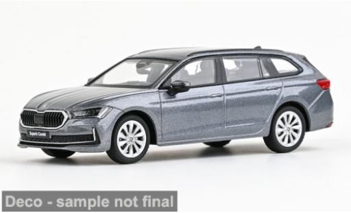Modelauto Skoda Superb Base VI grijs 2023 1/43 Abrex