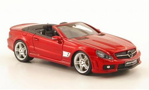 Modelauto Mercedes SL AMG SL65 rood ougroens/es toit 1/43 Absolute Hot