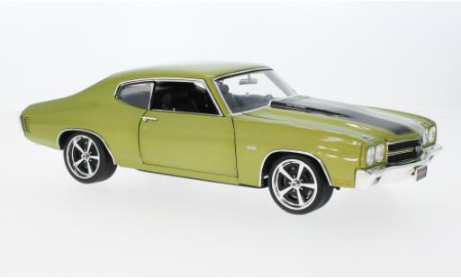 Modelauto Chevrolet Chevelle tuning SS Restomod metallic la chaux 1970 1/18 ACME