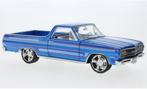 Modelauto Chevrolet El Camino pickup blauw/D&Atilde;&copy;corer 1965 1/18 ACME