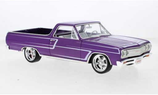 Modelauto Chevrolet El Camino pickup Custom Cruiser paars 1965 1/18 ACME